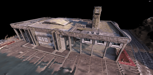 豊田講堂の3次元復元