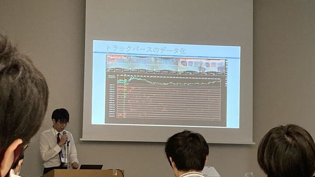 発表の様子(横山 皓大)